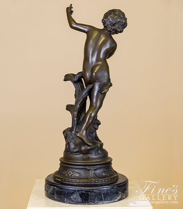 Bronze Statues  - Flowers In Hand Bronze Statue - BS-127